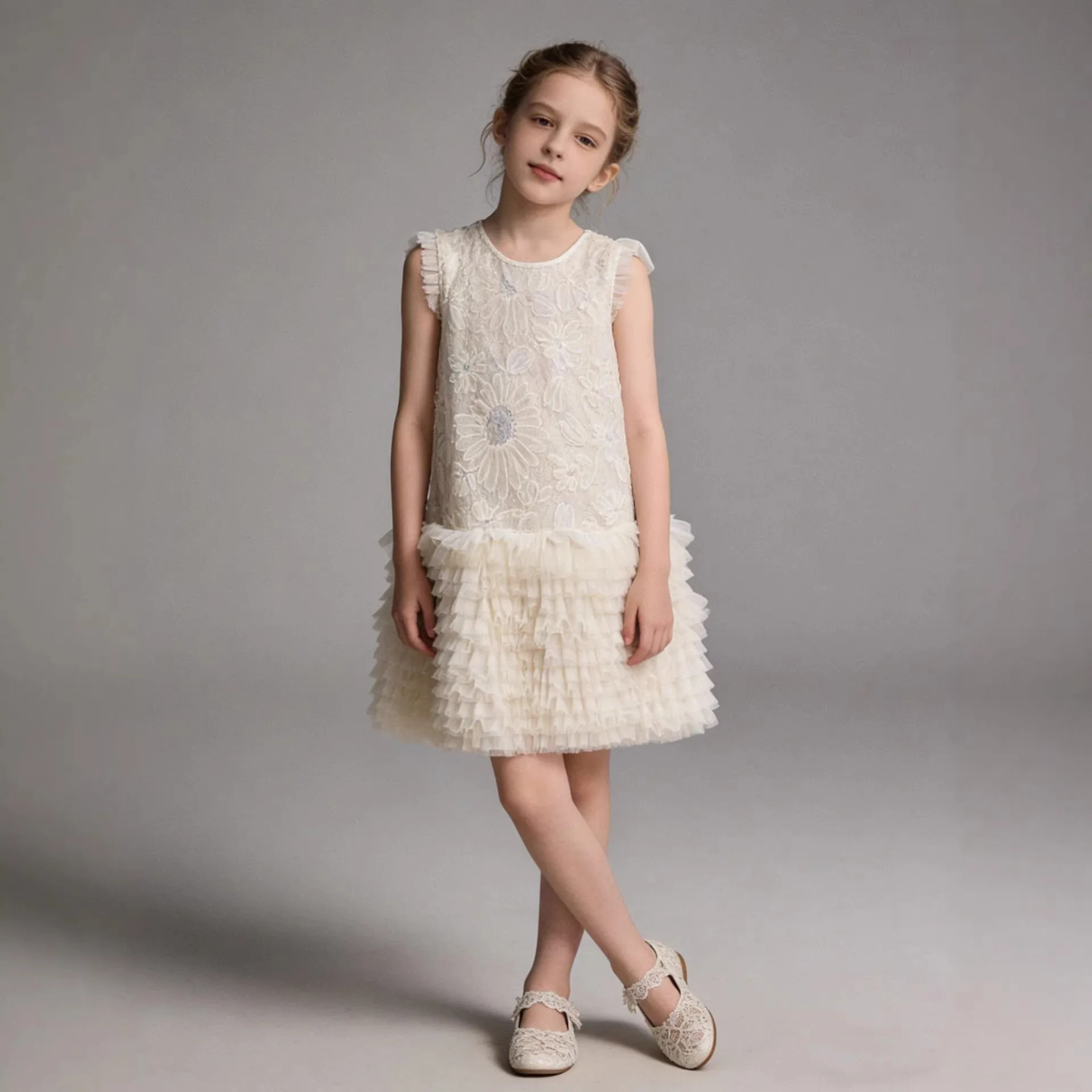 Girls' Dress 2026 Summer New Style Children's Elegant Birthday Banquet Party Princess Dress Sleeveless
Girls' Dress 2026 Summer New Style Children's Elegant Birthday Banquet Party Princess Dress Sleeveless
