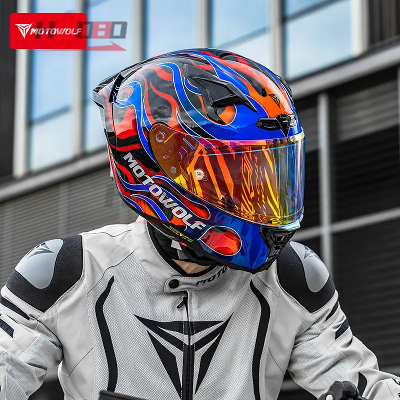MOTOWOLF H1 Motorcycle Helmet Men Women Locomotive Full Helmet Lightweight cascos para moto racing Helmet
MOTOWOLF H1 Motorcycle Helmet Men Women Locomotive Full Helmet Lightweight cascos para moto racing Helmet