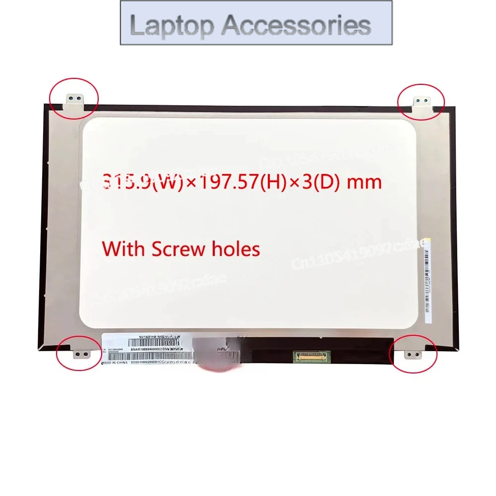 CHJ 14.0-inch LCD NV140FHM-N49 1920x1080 FHD IPS 30-pins eDP Laptop LED Screen replacement display
CHJ 14.0-inch LCD NV140FHM-N49 1920x1080 FHD IPS 30-pins eDP Laptop LED Screen replacement display
