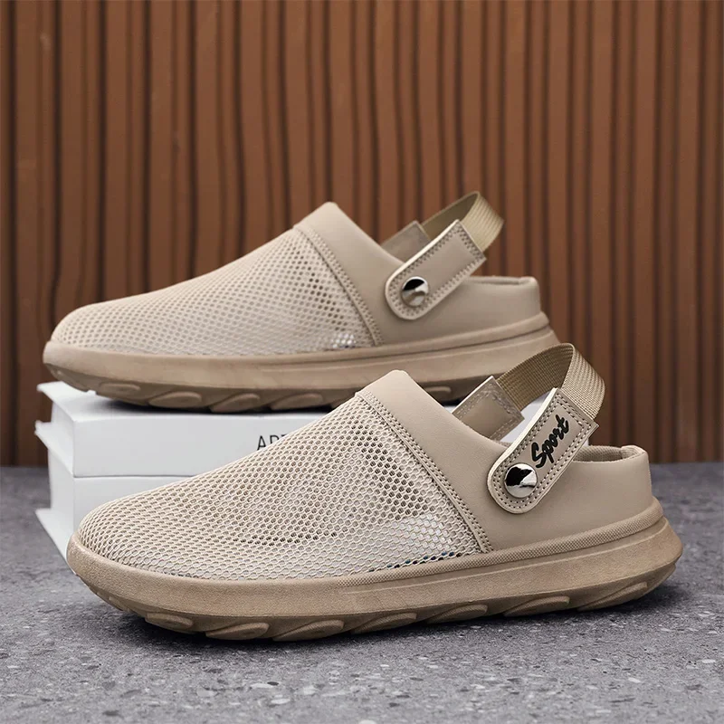 Fashion Half-slippers Mens Casual Shoes Beach Sandals for Men High Quality Comfortable Slippers Men's Sandal Zapatos Casuales
Fashion Half-slippers Mens Casual Shoes Beach Sandals for Men High Quality Comfortable Slippers Men's Sandal Zapatos Casuales