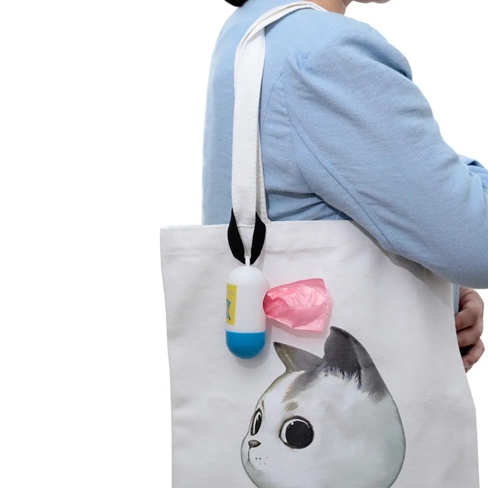 5Sets Diaper Waste Bag Holder Portable Removable Button Clip for Stroller Mummy Bag Travel Diaper Disposal Container with 20
5Sets Diaper Waste Bag Holder Portable Removable Button Clip for Stroller Mummy Bag Travel Diaper Disposal Container with 20
