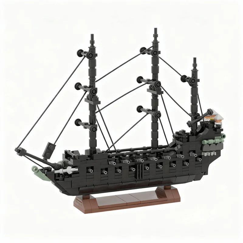 449pcs MOC Black Pearl Fabric Sails Edition Disneieny Pirates The Caribbean Model Building Blocks Architecture Toys Education
449pcs MOC Black Pearl Fabric Sails Edition Disneieny Pirates The Caribbean Model Building Blocks Architecture Toys Education