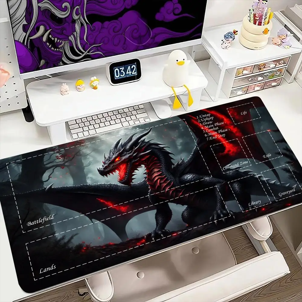 Dragon Mouse Pad for MTG DTCG CCG RPG Trading Card Inked Game Playmats Smooth Rubber Surface Battle Game table mat
Dragon Mouse Pad for MTG DTCG CCG RPG Trading Card Inked Game Playmats Smooth Rubber Surface Battle Game table mat