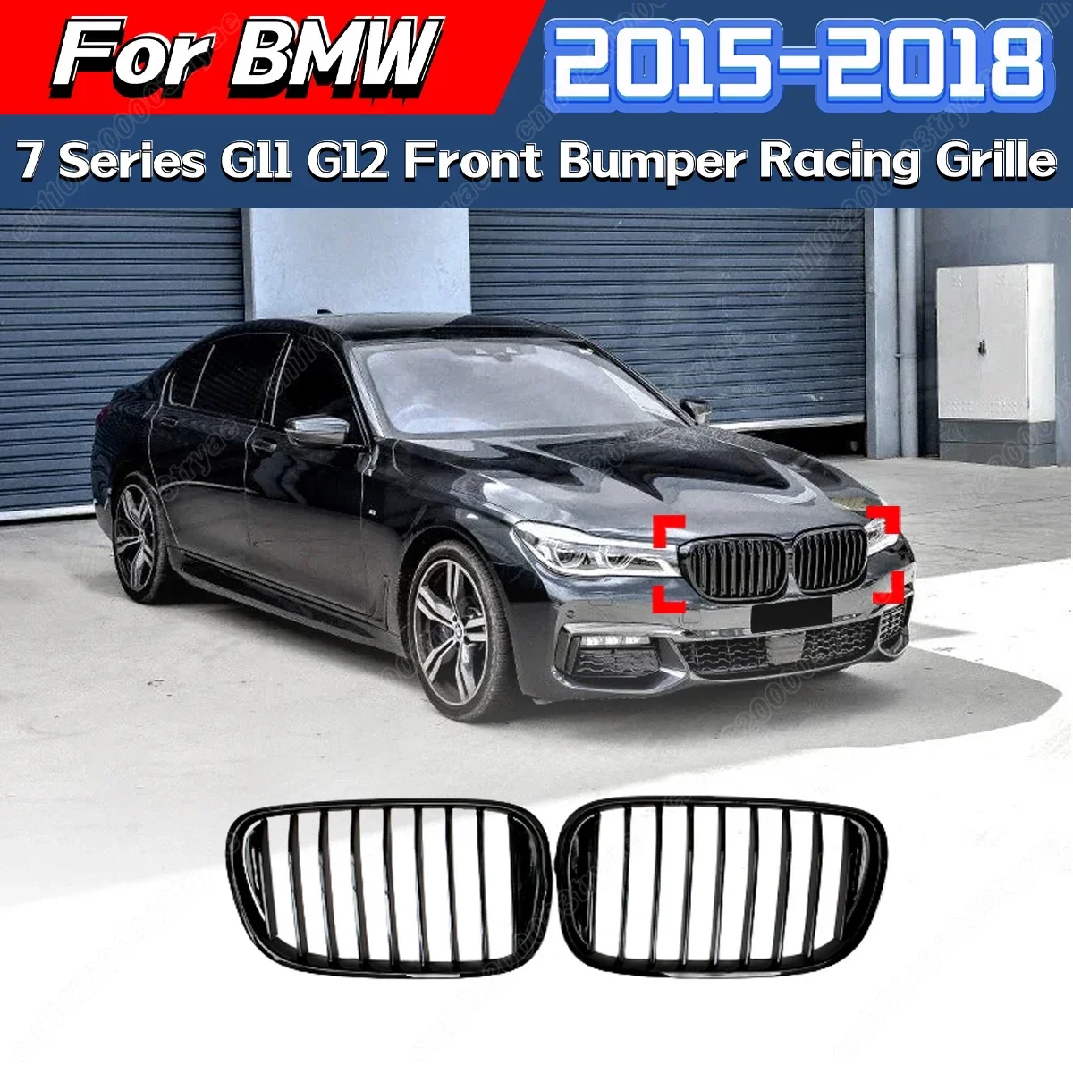 For BMW 7-Series G11 G12 730i 740i 750i 740e 725d 730d 2016 2017 2018 2019 2020 Front Racing Grills Radiator Air Intake Grille
For BMW 7-Series G11 G12 730i 740i 750i 740e 725d 730d 2016 2017 2018 2019 2020 Front Racing Grills Radiator Air Intake Grille