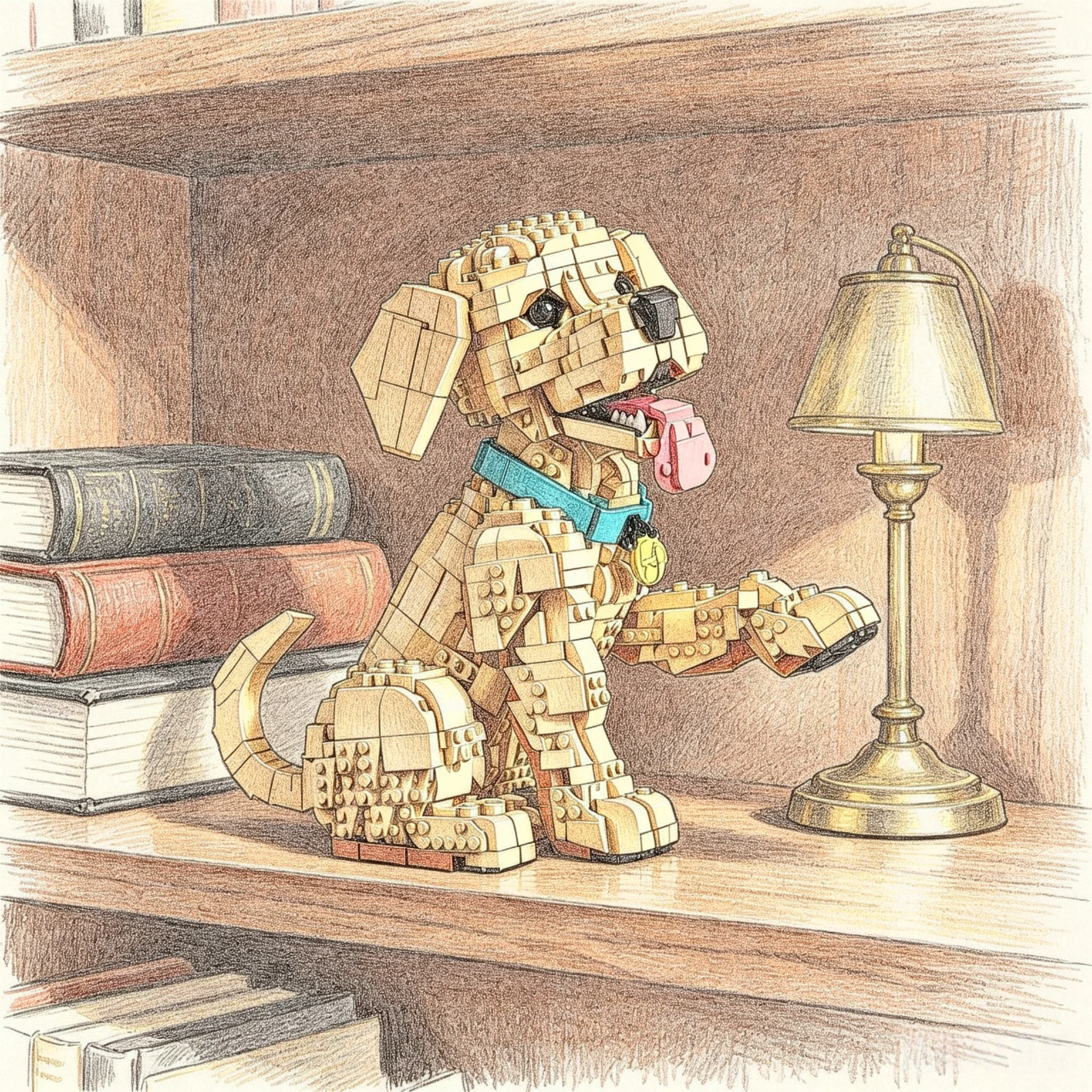 2026 new MOC cute golden retriever puppy building block toy creative dog model birthday gift for men and women party holiday Li
2026 new MOC cute golden retriever puppy building block toy creative dog model birthday gift for men and women party holiday Li