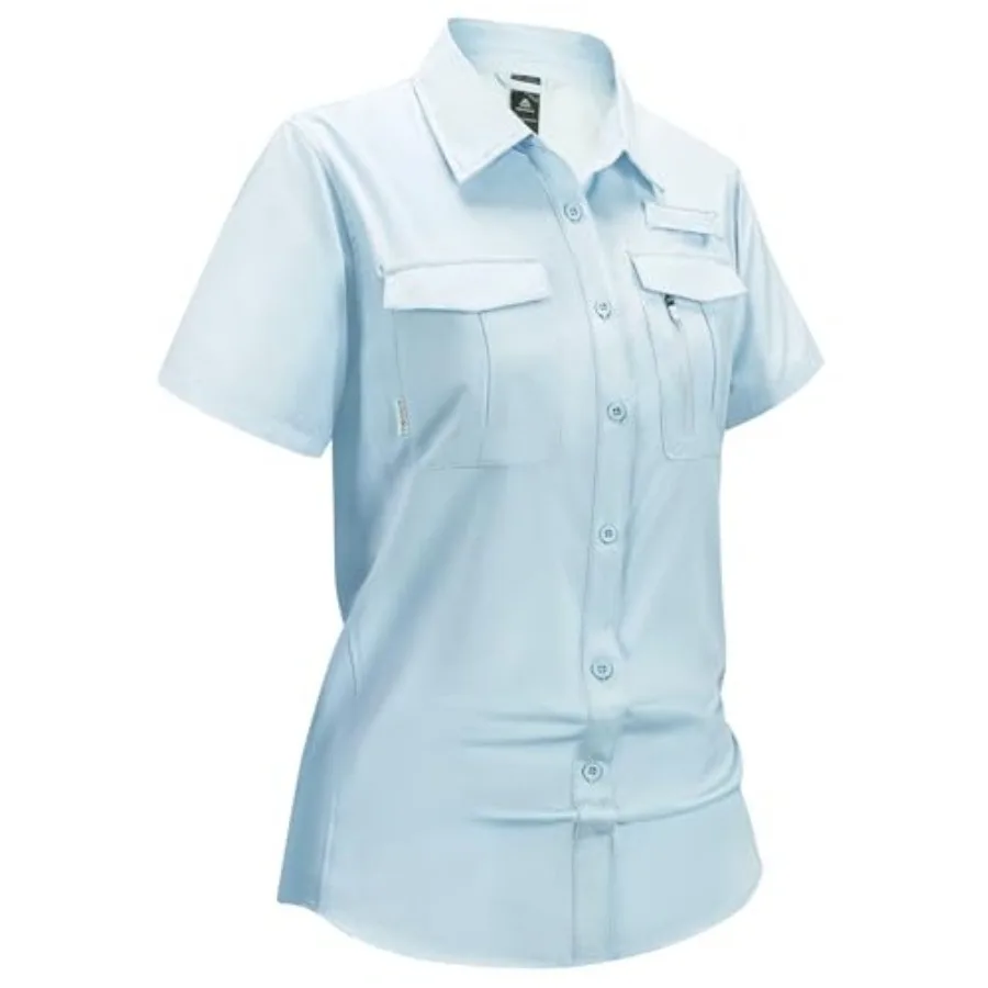 Haimont Women's Sun Protection Fishing Hiking Shirts Button Down Short Sleeve Water Resistant Quick Dry Outdoor
Haimont Women's Sun Protection Fishing Hiking Shirts Button Down Short Sleeve Water Resistant Quick Dry Outdoor
