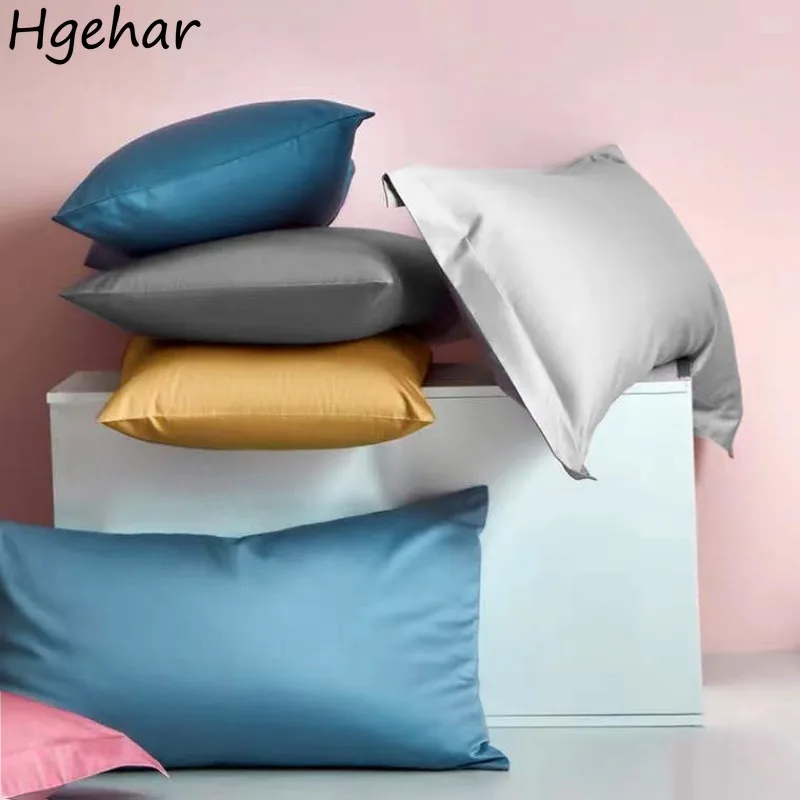 48x74cm Plain Pillowcase Bedroom Soft Breathable Comfortable Pillow Case Skin-friendly Couple Pillows Cover Modern Kussensloop
48x74cm Plain Pillowcase Bedroom Soft Breathable Comfortable Pillow Case Skin-friendly Couple Pillows Cover Modern Kussensloop