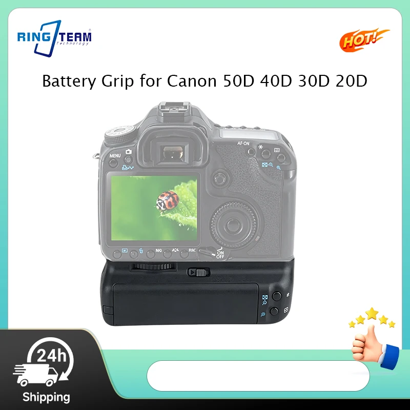 BG-E2N BG-E2 Vertical Battery Grip for Canon EOS 50D 40D 30D 20D Works with BP-511A & AA
BG-E2N BG-E2 Vertical Battery Grip for Canon EOS 50D 40D 30D 20D Works with BP-511A & AA