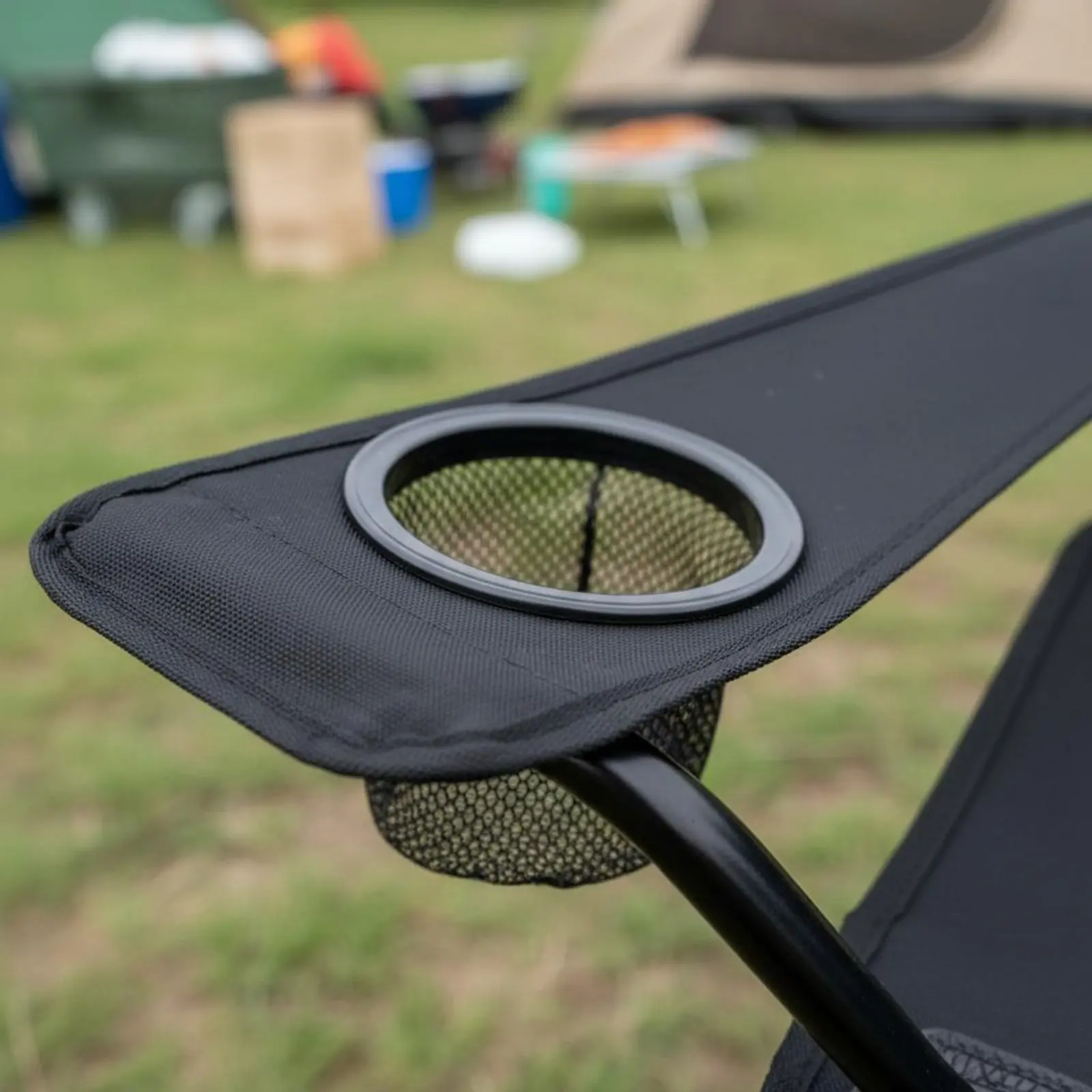 Folding Camping Chair Foldable Portable Chair with Drink Holder Sturdy 600D Oxford Material Sturdy Duty for Beachgoers
Folding Camping Chair Foldable Portable Chair with Drink Holder Sturdy 600D Oxford Material Sturdy Duty for Beachgoers