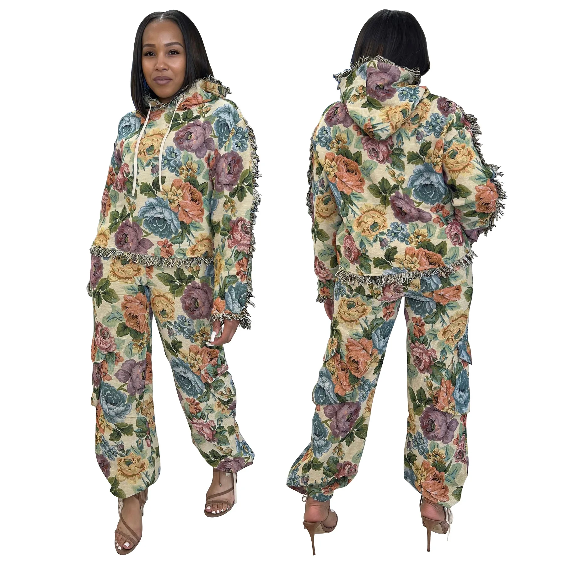 Активный женский комплект, толстовки с длинными рукавами и брюки для бега с цветочным принтом, спортивные костюмы 2025, комплекты из двух предметов для отдыха, наряды
Активный женский комплект, толстовки с длинными рукавами и брюки для бега с цветочным принтом, спортивные костюмы 2025, комплекты из двух предметов для отдыха, наряды