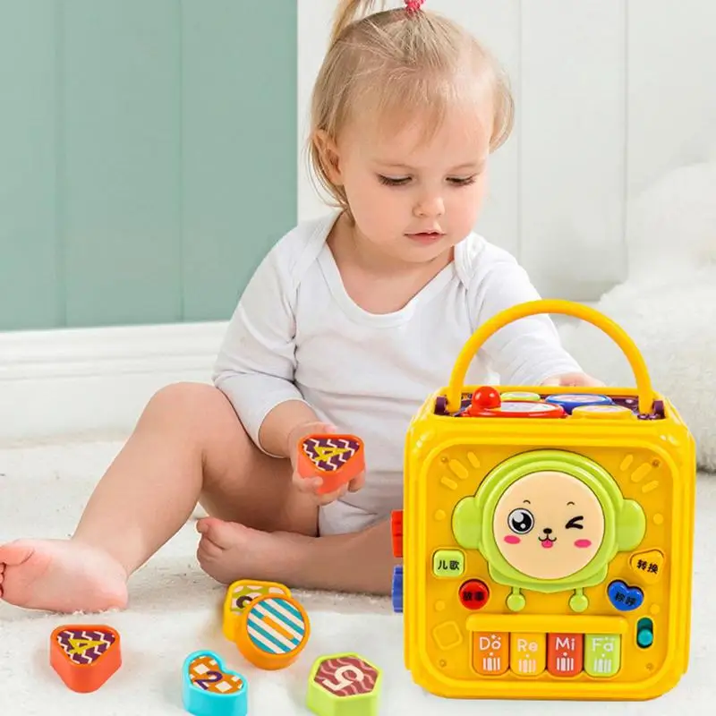 Hexahedron Activity Cube Early Educational Toys Developmental Montessori Learning Music Activities Center With Different Games
Hexahedron Activity Cube Early Educational Toys Developmental Montessori Learning Music Activities Center With Different Games