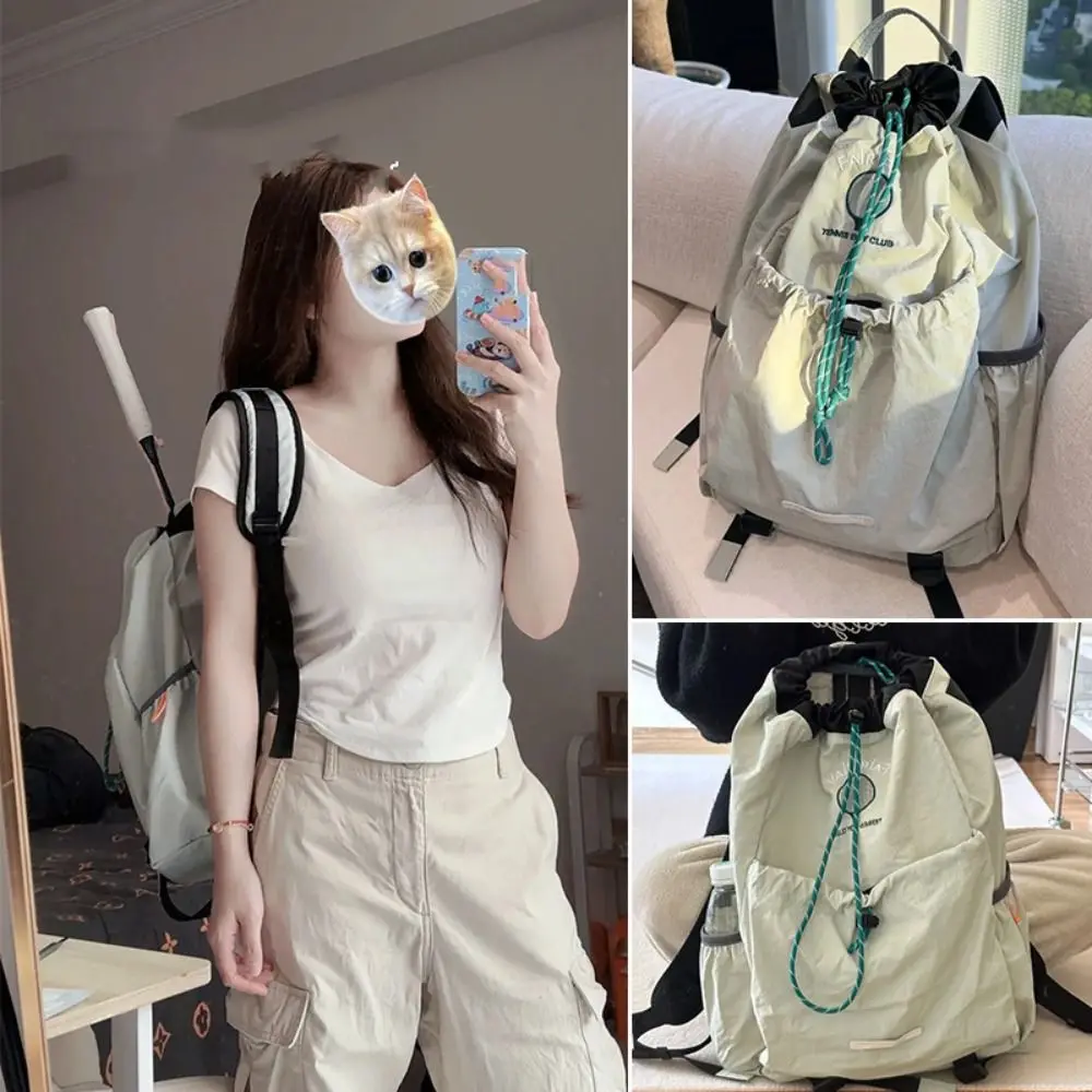 Large Capacity Sport Racket Storage Backpack Nylon Lightweight Fitness Shoulder Bag Tote Bag Tennis Drawstring Fitness Bag
Large Capacity Sport Racket Storage Backpack Nylon Lightweight Fitness Shoulder Bag Tote Bag Tennis Drawstring Fitness Bag