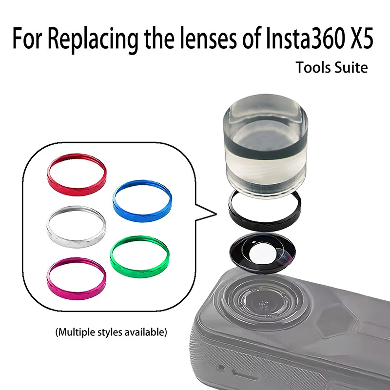 Koulele New Lens for Insta360 X5 Sports Camera - Original HD Replacement Glass for Crystal Clear Imaging, Compatible with X5
Koulele New Lens for Insta360 X5 Sports Camera - Original HD Replacement Glass for Crystal Clear Imaging, Compatible with X5