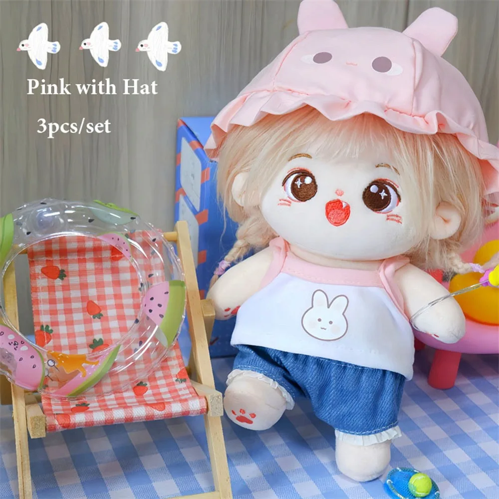 New Cute Cotton Doll Tops Casual Wear with Hat Doll Clothes DIY New Doll Accessories for 15cm Cotton Dolls
New Cute Cotton Doll Tops Casual Wear with Hat Doll Clothes DIY New Doll Accessories for 15cm Cotton Dolls