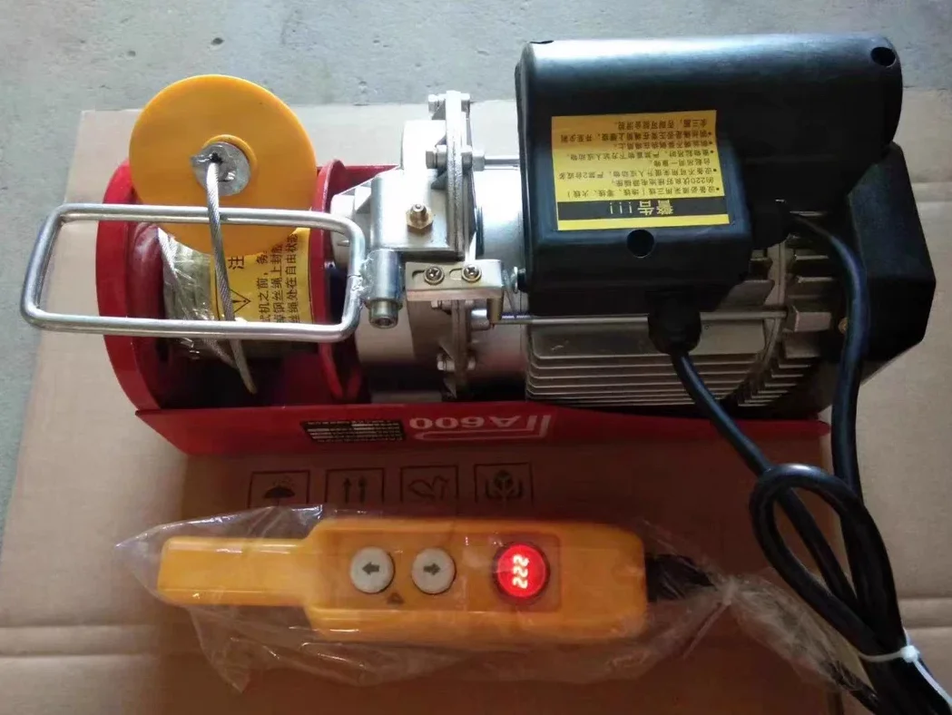 220V Mini Lifting Hoist, Household Small Electric Crane for Lifting Work
220V Mini Lifting Hoist, Household Small Electric Crane for Lifting Work