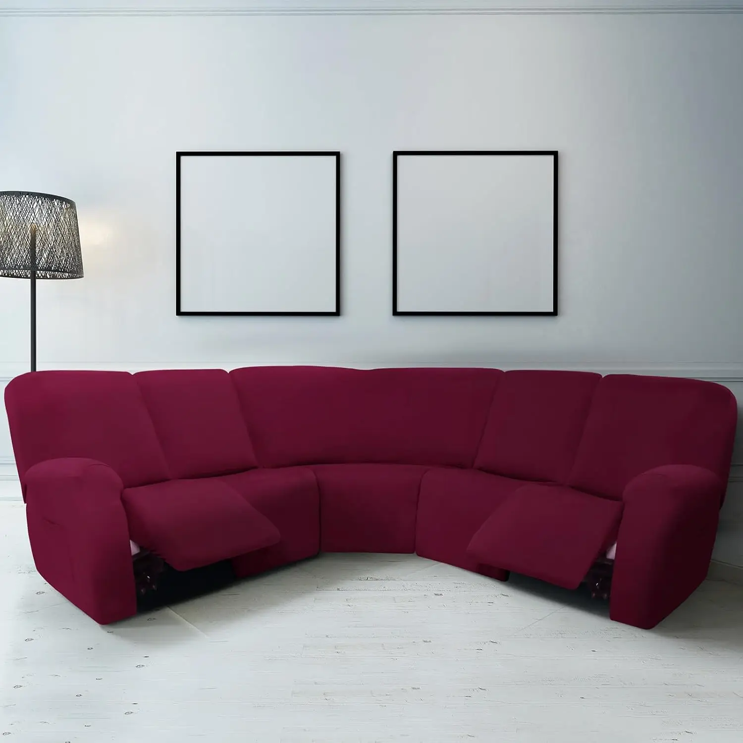 Peryiter 7 Pcs L Shape Sectional Recliner Sofa Covers 5 Seat Sectional Couch Covers Milk Silk Velvet Stretch Reclining Sofa
Peryiter 7 Pcs L Shape Sectional Recliner Sofa Covers 5 Seat Sectional Couch Covers Milk Silk Velvet Stretch Reclining Sofa