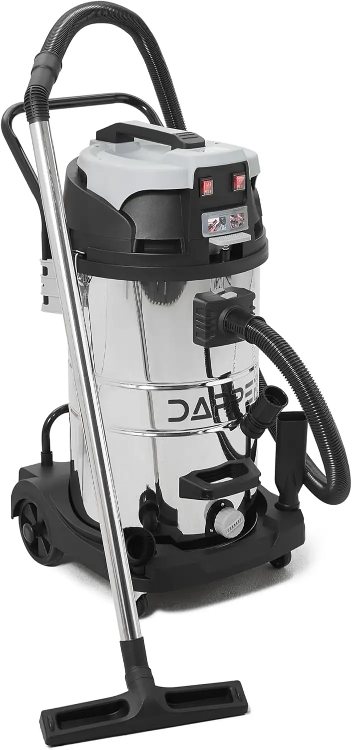 21 Gallon 8.5 HP Wet/Dry Vacuum, Stainless Steel Tank, Portable Shop Vac with Attachments, Built-in Drain for Jobsite, Garage & Workshop
21 Gallon 8.5 HP Wet/Dry Vacuum, Stainless Steel Tank, Portable Shop Vac with Attachments, Built-in Drain for Jobsite, Garage & Workshop