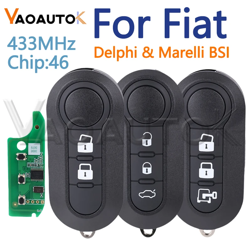 Дистанционный ключ от машины для Fiat 500 MPV Punto Bravo Ducato Doblo Qubo Grande Citroen Jumper Peugeot Boxer Delphi & Marelli ID46 433,92 МГц
Дистанционный ключ от машины для Fiat 500 MPV Punto Bravo Ducato Doblo Qubo Grande Citroen Jumper Peugeot Boxer Delphi & Marelli ID46 433,92 МГц