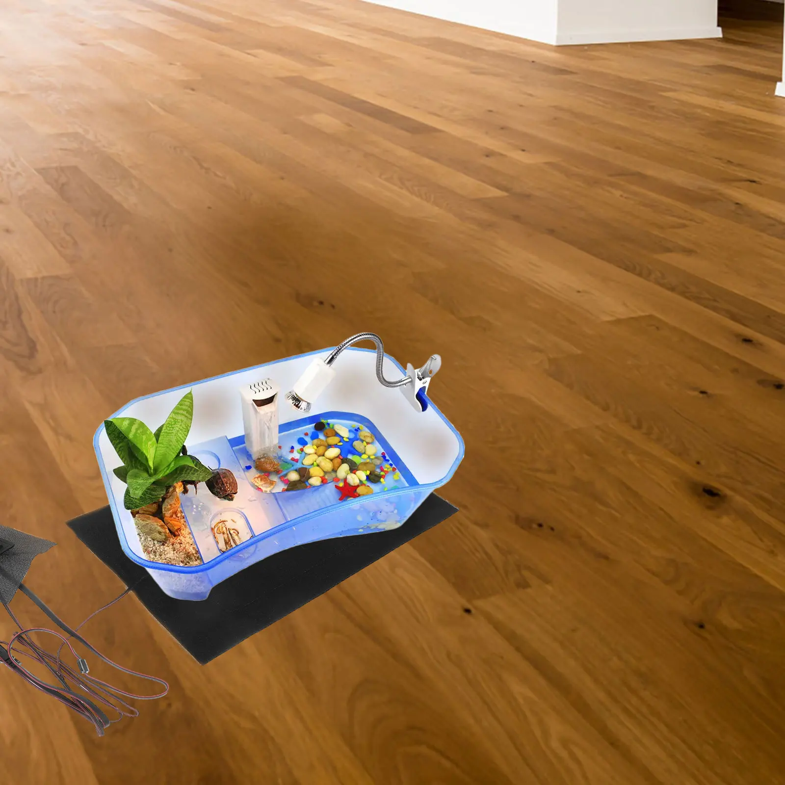 Reptile Heat Pad Adjustable Temperature Waterproof Heating Mat for Bearded Dragons Turtles Small Pets Reptile Cage Heater
Reptile Heat Pad Adjustable Temperature Waterproof Heating Mat for Bearded Dragons Turtles Small Pets Reptile Cage Heater