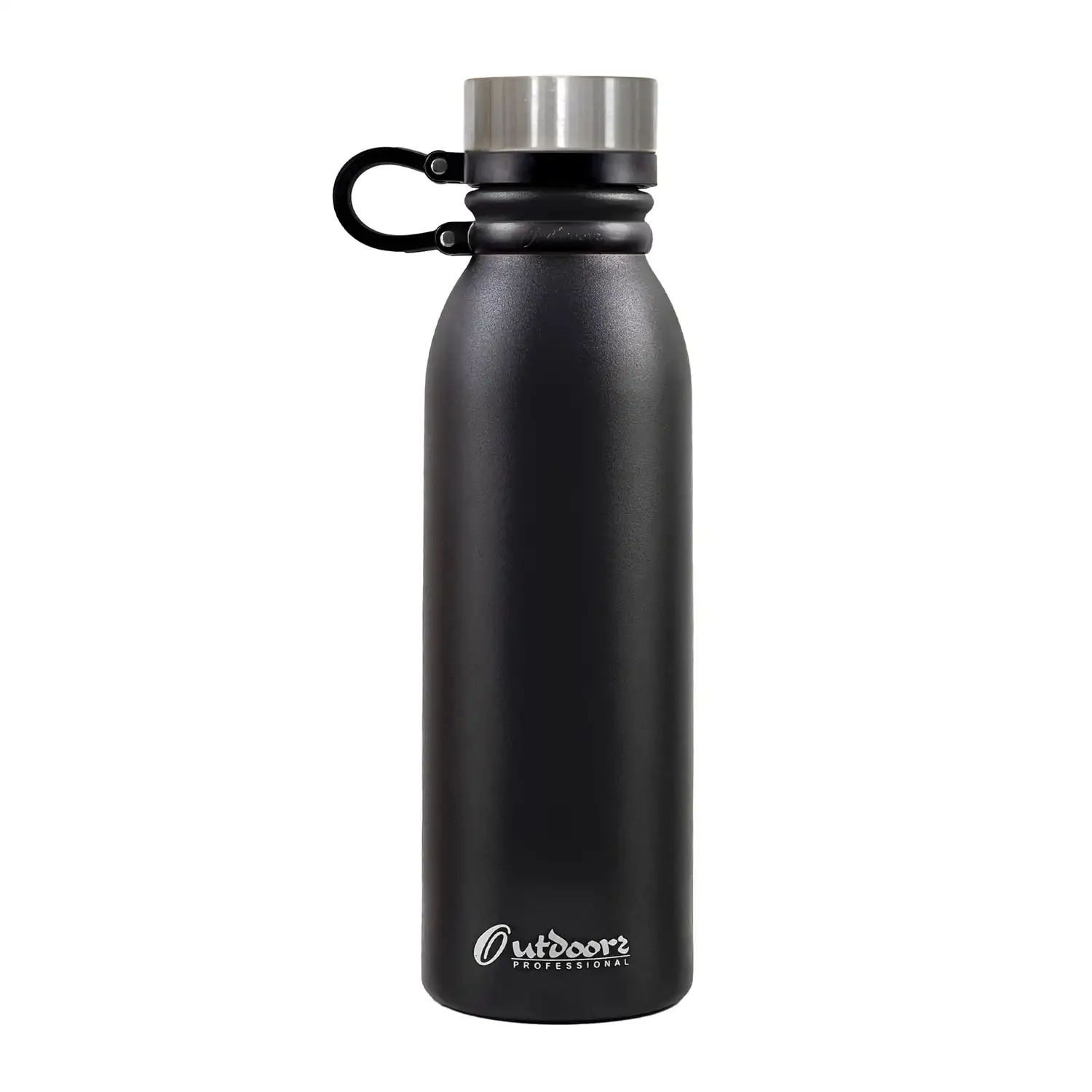 20-oz Stainless Steel Double-Walled Vacuum Insulated Travel Bottle with Leakproof Screw Cap (Black), Outd3675
20-oz Stainless Steel Double-Walled Vacuum Insulated Travel Bottle with Leakproof Screw Cap (Black), Outd3675