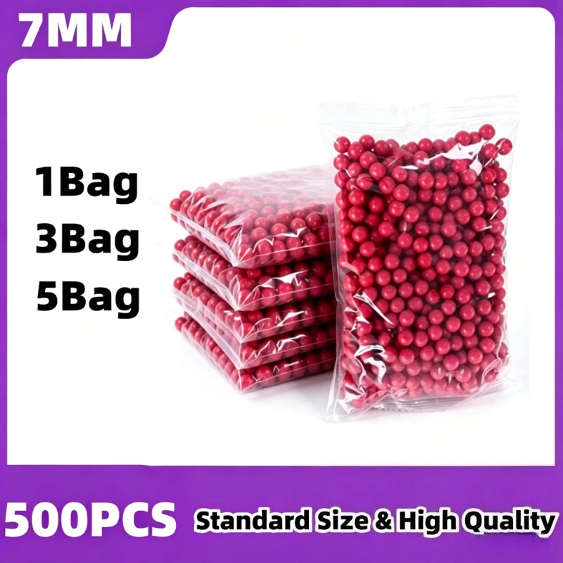 7mm Red Soft Elastic Spherical Beads, Portable Pack Outdoor Game Toy Parts 500Pcs/Bag 1Bag/3Bag/5Bag
7mm Red Soft Elastic Spherical Beads, Portable Pack Outdoor Game Toy Parts 500Pcs/Bag 1Bag/3Bag/5Bag