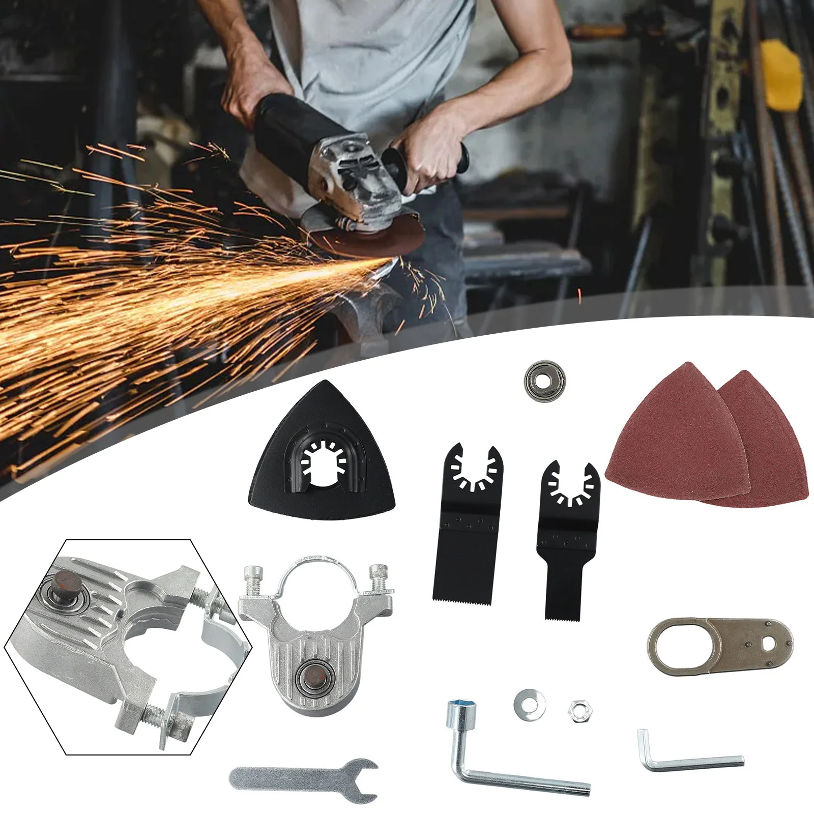 Adapter Kit Angle Grinder Adapter Angle Grinder Low-temperature Resistance Strong Resistance 6.1 X 4.3 X 1.8 Inch
Adapter Kit Angle Grinder Adapter Angle Grinder Low-temperature Resistance Strong Resistance 6.1 X 4.3 X 1.8 Inch