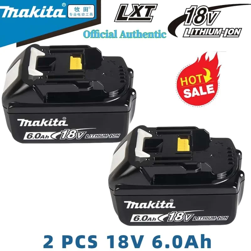 original Makita 6.0Ah 18V Rechargeable Battery for Makita 18V BL1830 BL1830B BL1840 BL1840B BL1850 BL1850B Power Tools batteries
original Makita 6.0Ah 18V Rechargeable Battery for Makita 18V BL1830 BL1830B BL1840 BL1840B BL1850 BL1850B Power Tools batteries