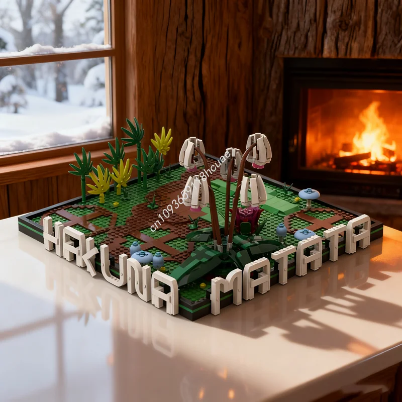 1080pcs MOC Hakuna Matata Display Set Model Building Blocks Construction Toy Assemble DIY Creative Brick Christmas Gifts Kids
1080pcs MOC Hakuna Matata Display Set Model Building Blocks Construction Toy Assemble DIY Creative Brick Christmas Gifts Kids