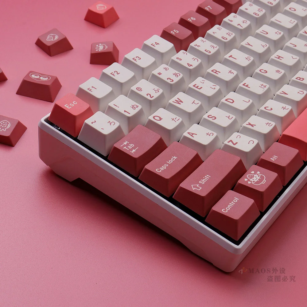 GMK Keycap Pink PBT Sublimation Original Factory Height Large Full Set Suitable for Mechanical Keyboard
GMK Keycap Pink PBT Sublimation Original Factory Height Large Full Set Suitable for Mechanical Keyboard
