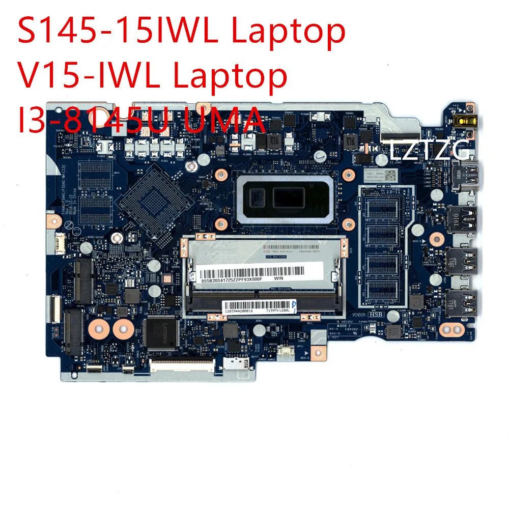 Motherboard For Lenovo ideapad S145-15IWL/V15-IWL Laptop Mainboard I3-8145U UMA 5B20S41725
Motherboard For Lenovo ideapad S145-15IWL/V15-IWL Laptop Mainboard I3-8145U UMA 5B20S41725