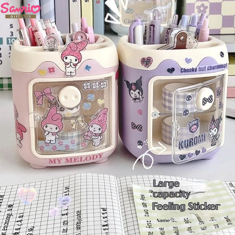 Sanrio Pen Holder Office Kuromi Melody Student Creative Pen Bucket Holder Girls Kids Organizer Kawaii Stationery Gift
Sanrio Pen Holder Office Kuromi Melody Student Creative Pen Bucket Holder Girls Kids Organizer Kawaii Stationery Gift