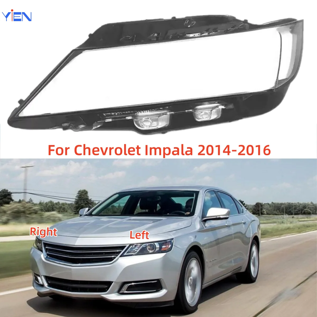 For Chevrolet Impala 2014 2015 2016 Car Headlight Lens Car Accessories Headlamp Cover Car Replacement Front Auto Shell Cover
For Chevrolet Impala 2014 2015 2016 Car Headlight Lens Car Accessories Headlamp Cover Car Replacement Front Auto Shell Cover