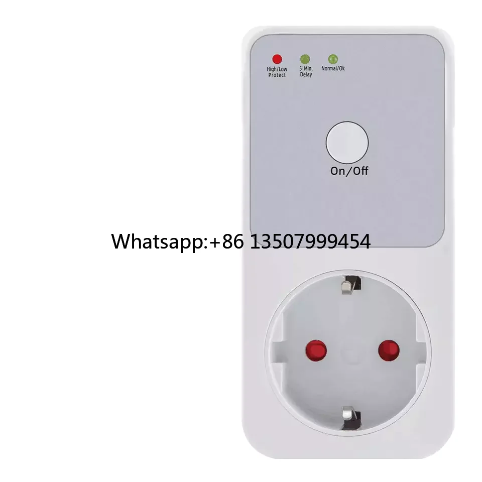 Automatic Single Phase Voltage Protector Socket Switcher AC 220V Surge Safe EU Plug Socket for Refrigerator Protection
Automatic Single Phase Voltage Protector Socket Switcher AC 220V Surge Safe EU Plug Socket for Refrigerator Protection