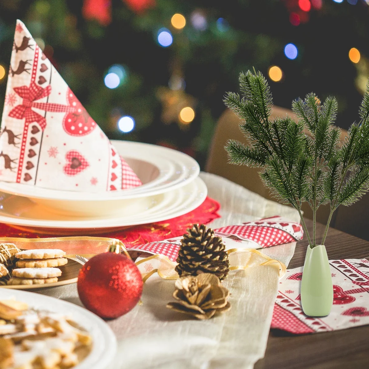 3 Pcs Artificial Pine Needles DecorationsPlants Home nament Plastic Simulation Plants Branch Christmas Tree
3 Pcs Artificial Pine Needles DecorationsPlants Home nament Plastic Simulation Plants Branch Christmas Tree