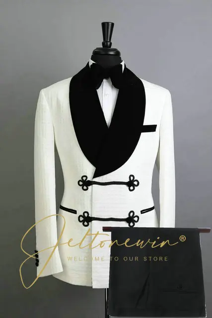 Men Suits Slim Fit 2 Pieces Double Breasted/Wedding Men'S Clothes Outfit Casual Set Blazer Pant Man Suits For Groom Wedding
Men Suits Slim Fit 2 Pieces Double Breasted/Wedding Men'S Clothes Outfit Casual Set Blazer Pant Man Suits For Groom Wedding