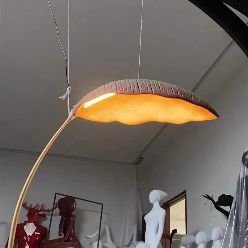 Designer Banana Leaf Pendant Light Exhibition Hall Bar Art Restaurant Lighting Fixtures Industrial Style Staircase Hanging Lamps
Designer Banana Leaf Pendant Light Exhibition Hall Bar Art Restaurant Lighting Fixtures Industrial Style Staircase Hanging Lamps