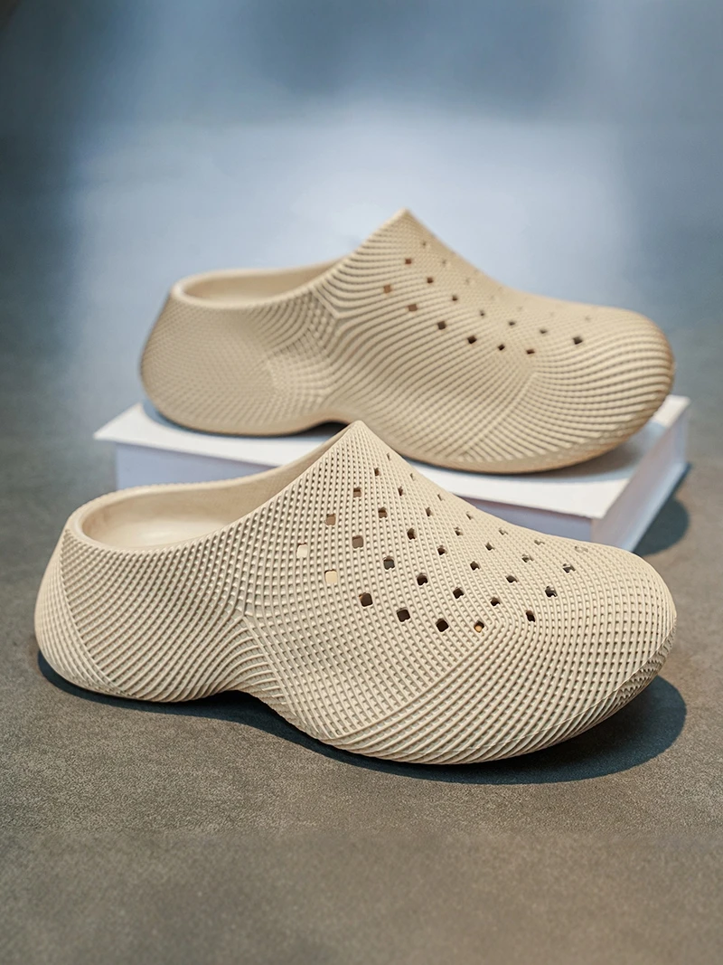 Men's Summer Outdoor Thick Bottom Anti-Slip Slip-On Casual Half Slippers Couple Beach Sandals Breathable EVA Flat Footwear
Men's Summer Outdoor Thick Bottom Anti-Slip Slip-On Casual Half Slippers Couple Beach Sandals Breathable EVA Flat Footwear