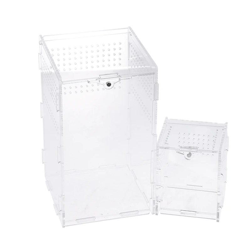 Crawling Pet Living Decoration Viewing Box Acrylic Crawler Box Transparent Feeding Box Spider Rainforest Landscaping Feeding Box
Crawling Pet Living Decoration Viewing Box Acrylic Crawler Box Transparent Feeding Box Spider Rainforest Landscaping Feeding Box