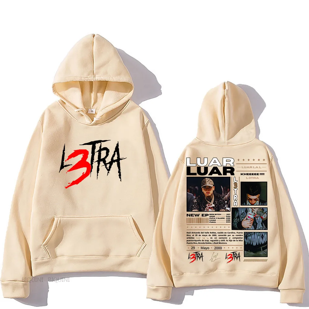 Luar La L Unisex Hooded for Autumn/Winter Fashion Fleece Sweatshirt With Pocket Casual Fleece Clothes Moletom Vintage Pullovers
Luar La L Unisex Hooded for Autumn/Winter Fashion Fleece Sweatshirt With Pocket Casual Fleece Clothes Moletom Vintage Pullovers