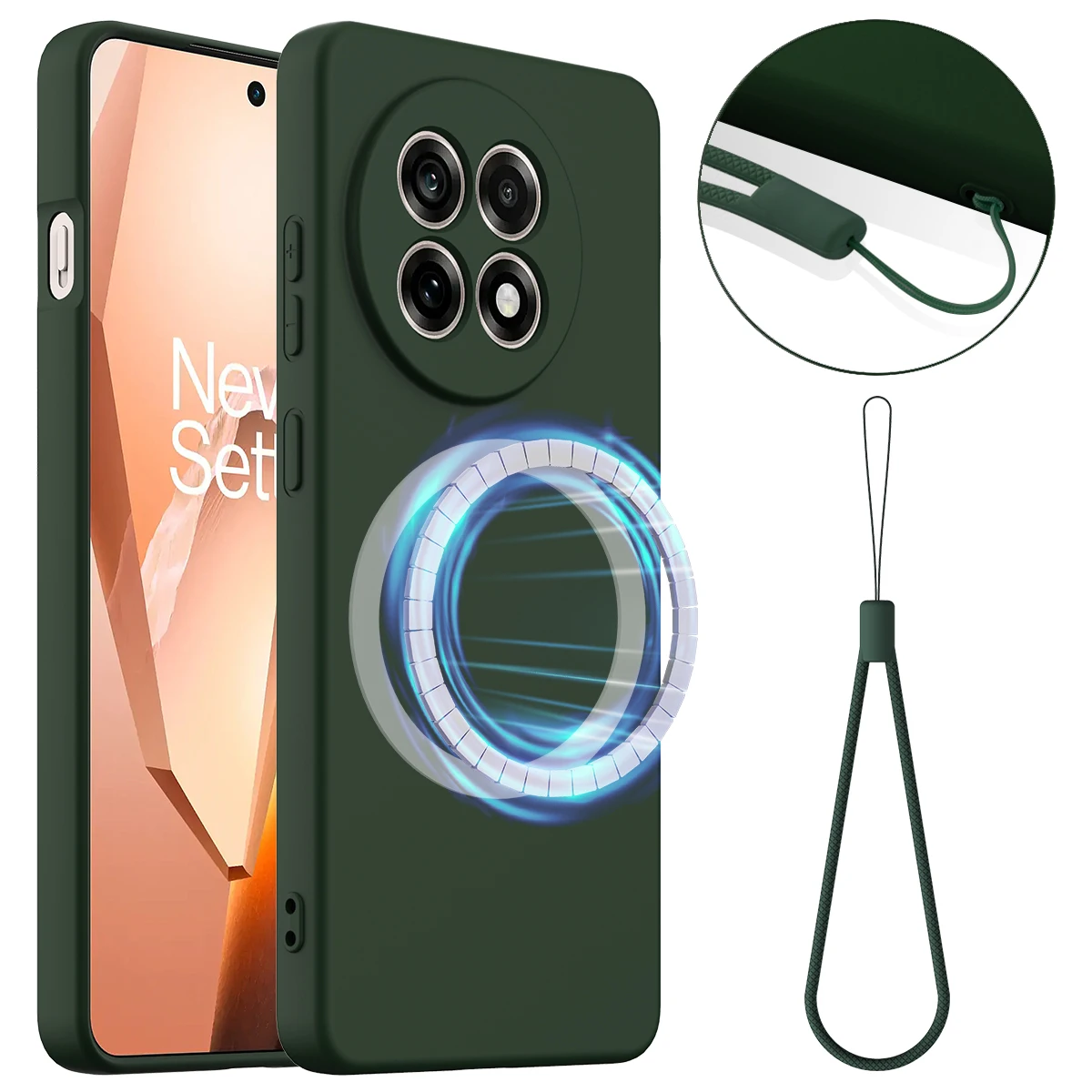 For OnePlus 13R 13 Ace5 Pro Case with built-in magnetic Stylish liquid silicone Cover For OnePlus 13R Skin-friendly feel Funda
For OnePlus 13R 13 Ace5 Pro Case with built-in magnetic Stylish liquid silicone Cover For OnePlus 13R Skin-friendly feel Funda