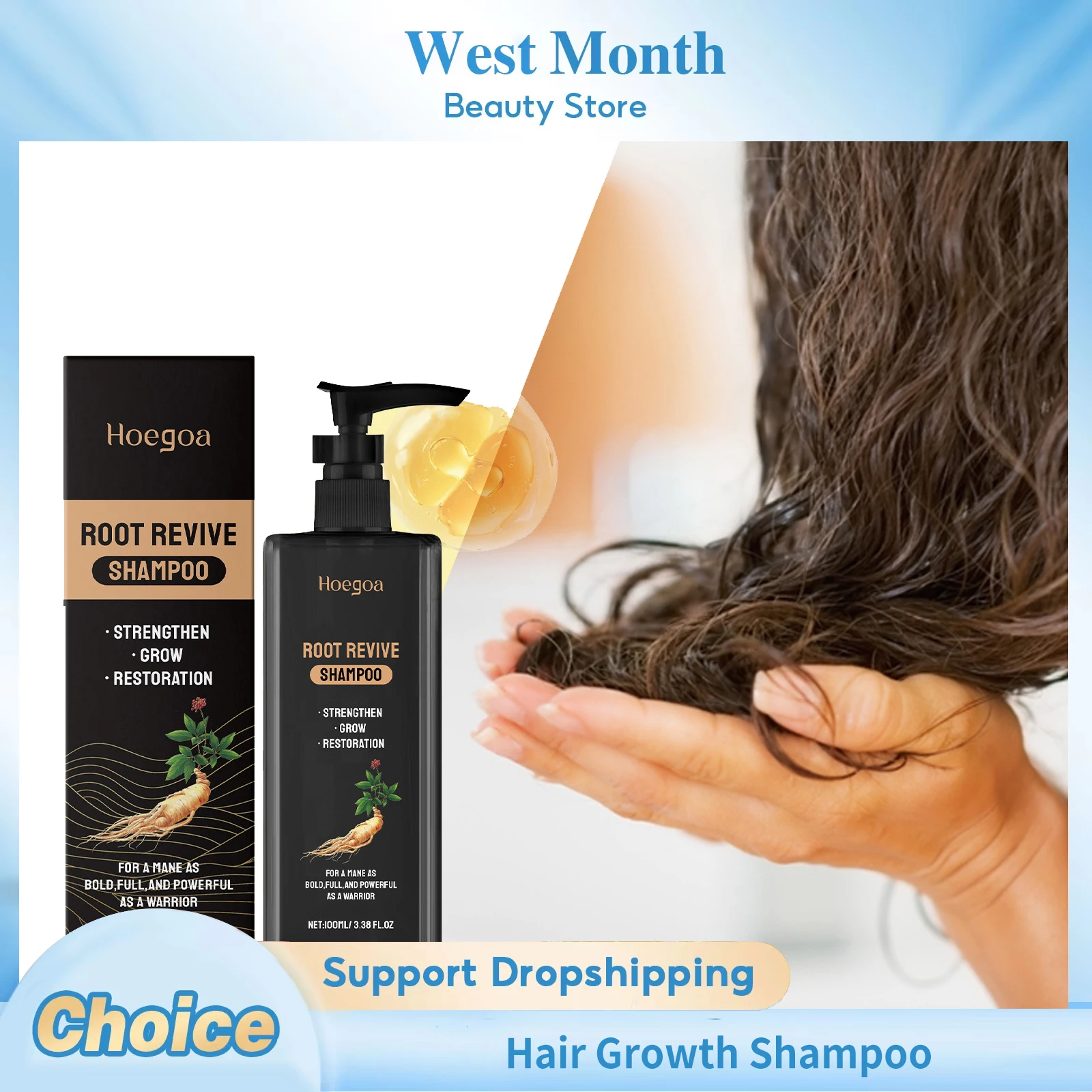 Ginseng Hair Growth Shampoo Cleansing Scalp Hair Follicles Anti Dandruff Oil Control Strengthen Hair Roots Moisturizing Shampoo
Ginseng Hair Growth Shampoo Cleansing Scalp Hair Follicles Anti Dandruff Oil Control Strengthen Hair Roots Moisturizing Shampoo