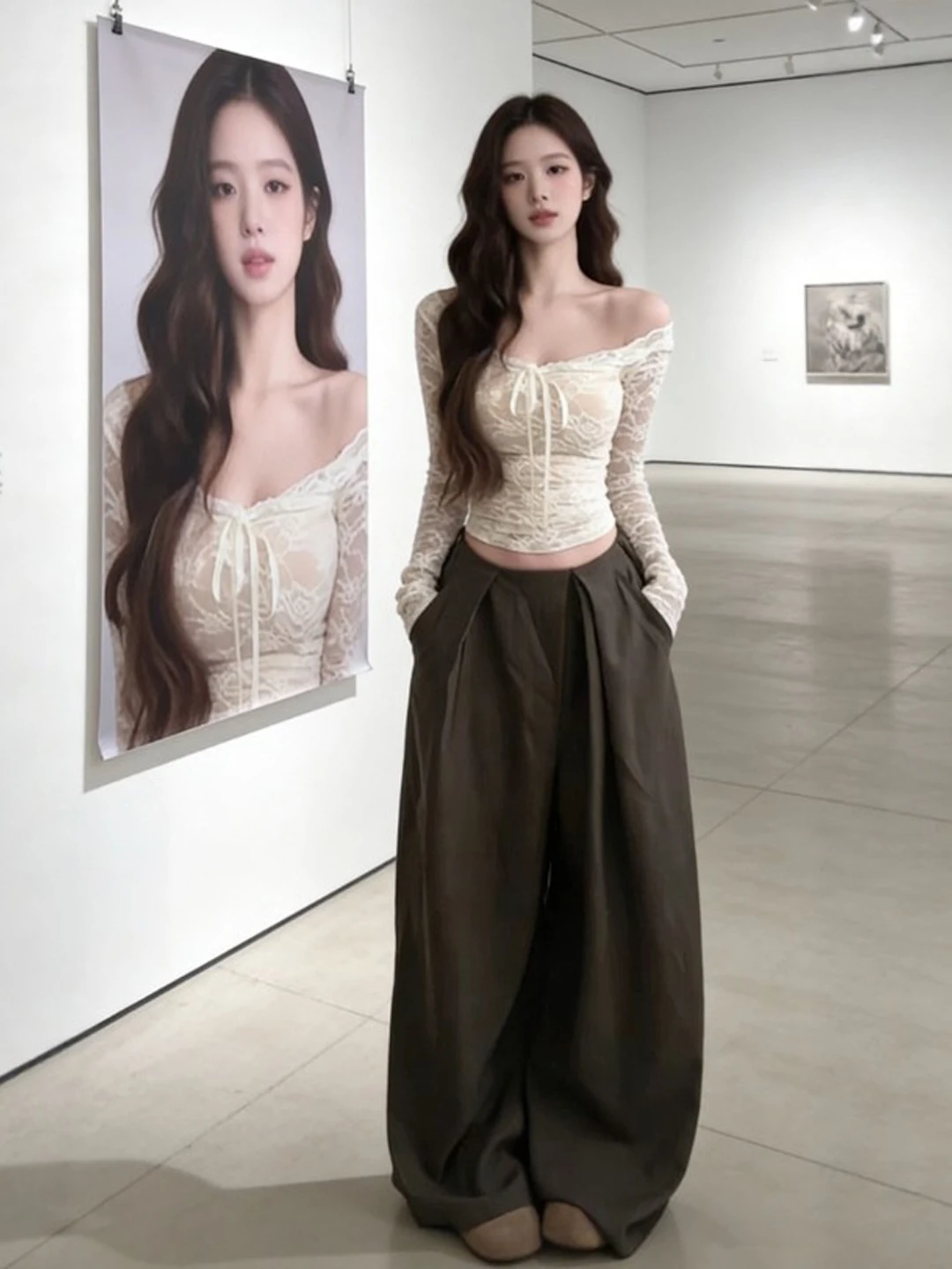 Sexy Lace irt ort Fit Sve Long Spring 2026 Pure Desire Sle Hot Pepper Girl One oulder Top Warm Non-ironing
Sexy Lace irt ort Fit Sve Long Spring 2026 Pure Desire Sle Hot Pepper Girl One oulder Top Warm Non-ironing