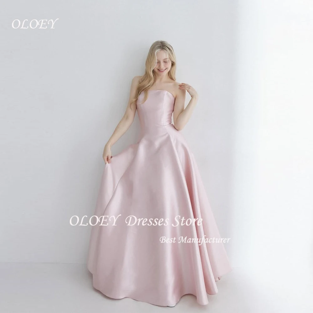 OLOEY Pink Satin Evening Party Dresses Strapless A-line Draped Long Prom Gown with Shawl Simple Elegant Vestidos Novias Customiz
OLOEY Pink Satin Evening Party Dresses Strapless A-line Draped Long Prom Gown with Shawl Simple Elegant Vestidos Novias Customiz