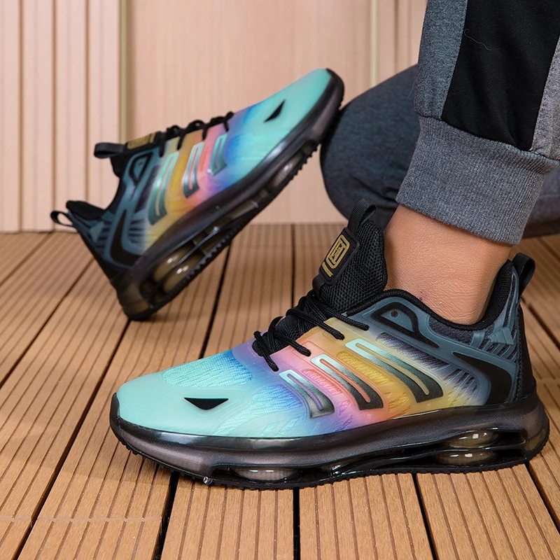 Men Running Shoes Soft Sole Rebound Cushioning Fashion Gradient Color Leather Shoes Autumn New Anti Slip Outdoor Sports Shoes
Men Running Shoes Soft Sole Rebound Cushioning Fashion Gradient Color Leather Shoes Autumn New Anti Slip Outdoor Sports Shoes