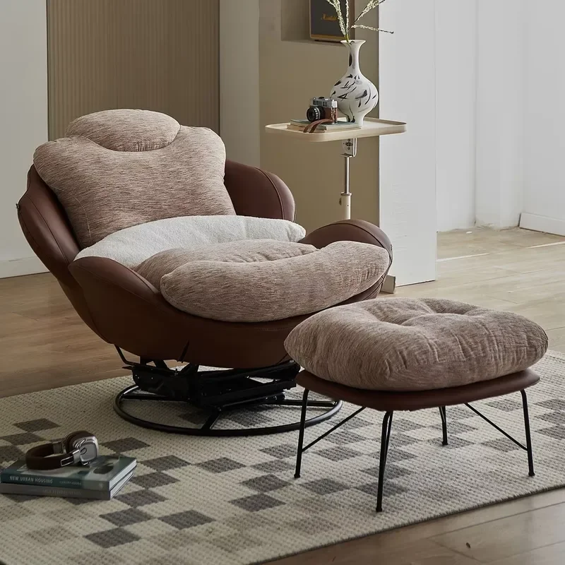 Eggshell Rocking Chair for Modern Bedroom Living Room Balcony Leisure Lazy Single Swivel Recliner Sofa Lobster New Model
Eggshell Rocking Chair for Modern Bedroom Living Room Balcony Leisure Lazy Single Swivel Recliner Sofa Lobster New Model