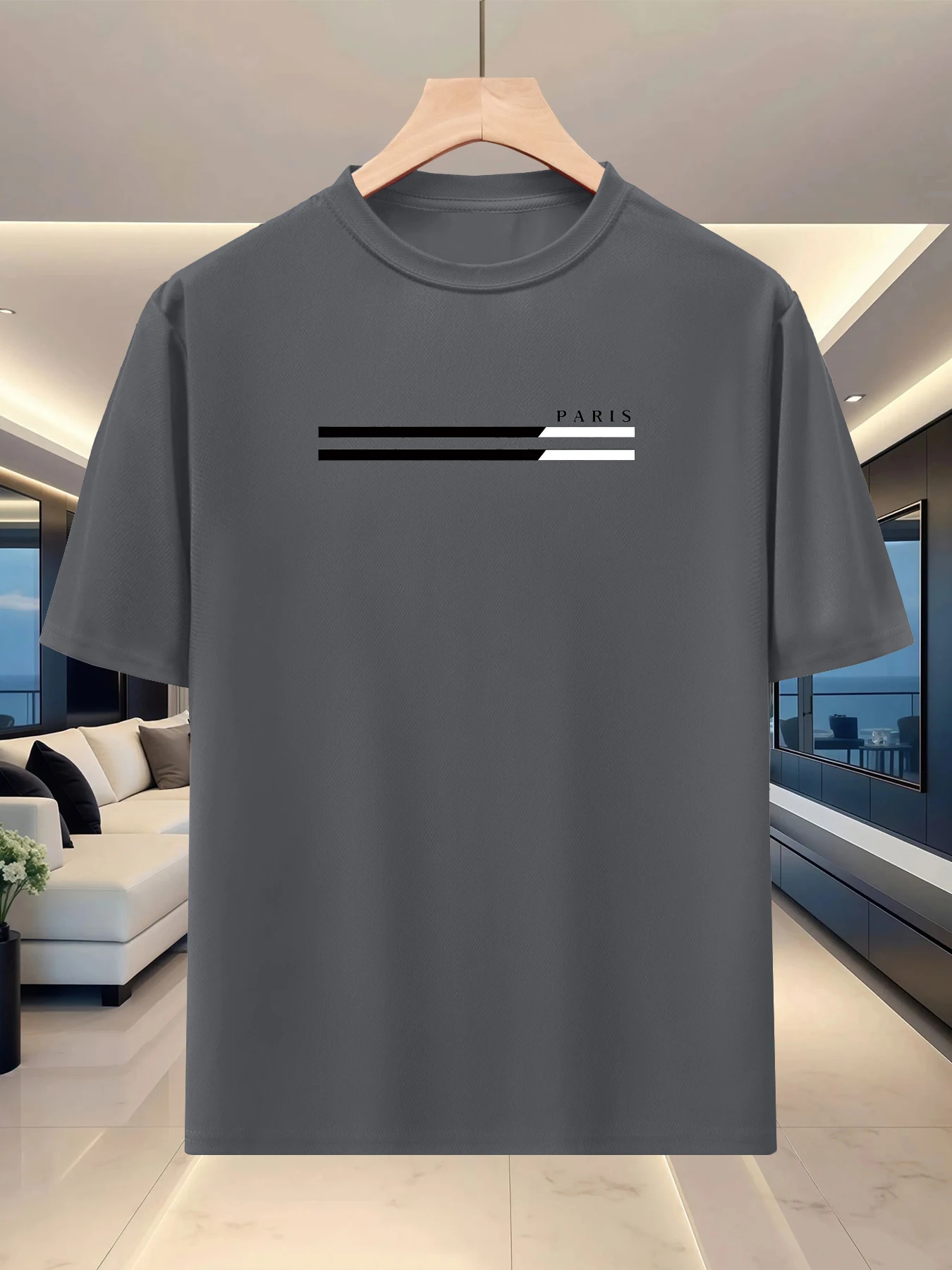 Men's Summer Round-neck Short-Sleeved T-shirt - Lightweight and breathable fabric, suitable for sports and casual wear
Men's Summer Round-neck Short-Sleeved T-shirt - Lightweight and breathable fabric, suitable for sports and casual wear