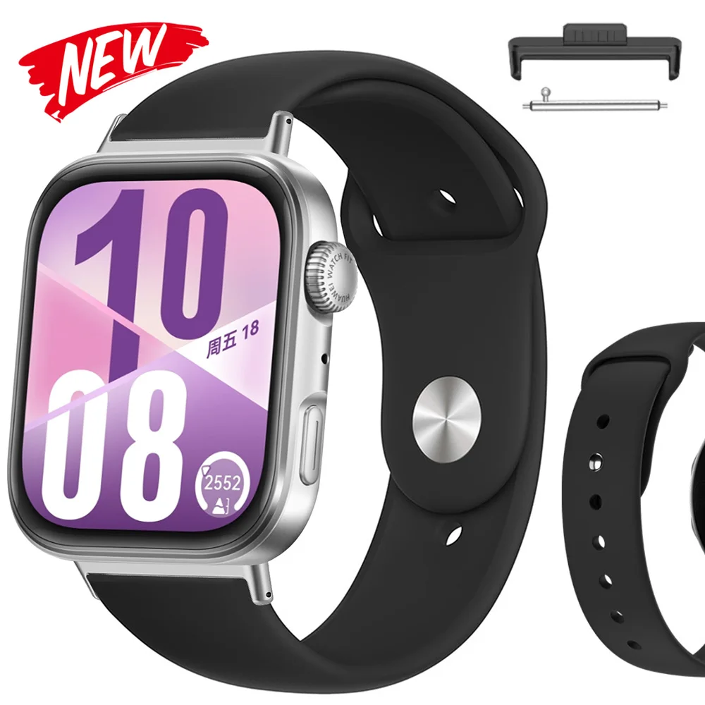 Silicone Band For Huawei Watch Fit 5 4 Pro Bracelet Smartwatch Replacement Wristband For Huawei Watch Fit 5/4/3 Band Accessorie
Silicone Band For Huawei Watch Fit 5 4 Pro Bracelet Smartwatch Replacement Wristband For Huawei Watch Fit 5/4/3 Band Accessorie