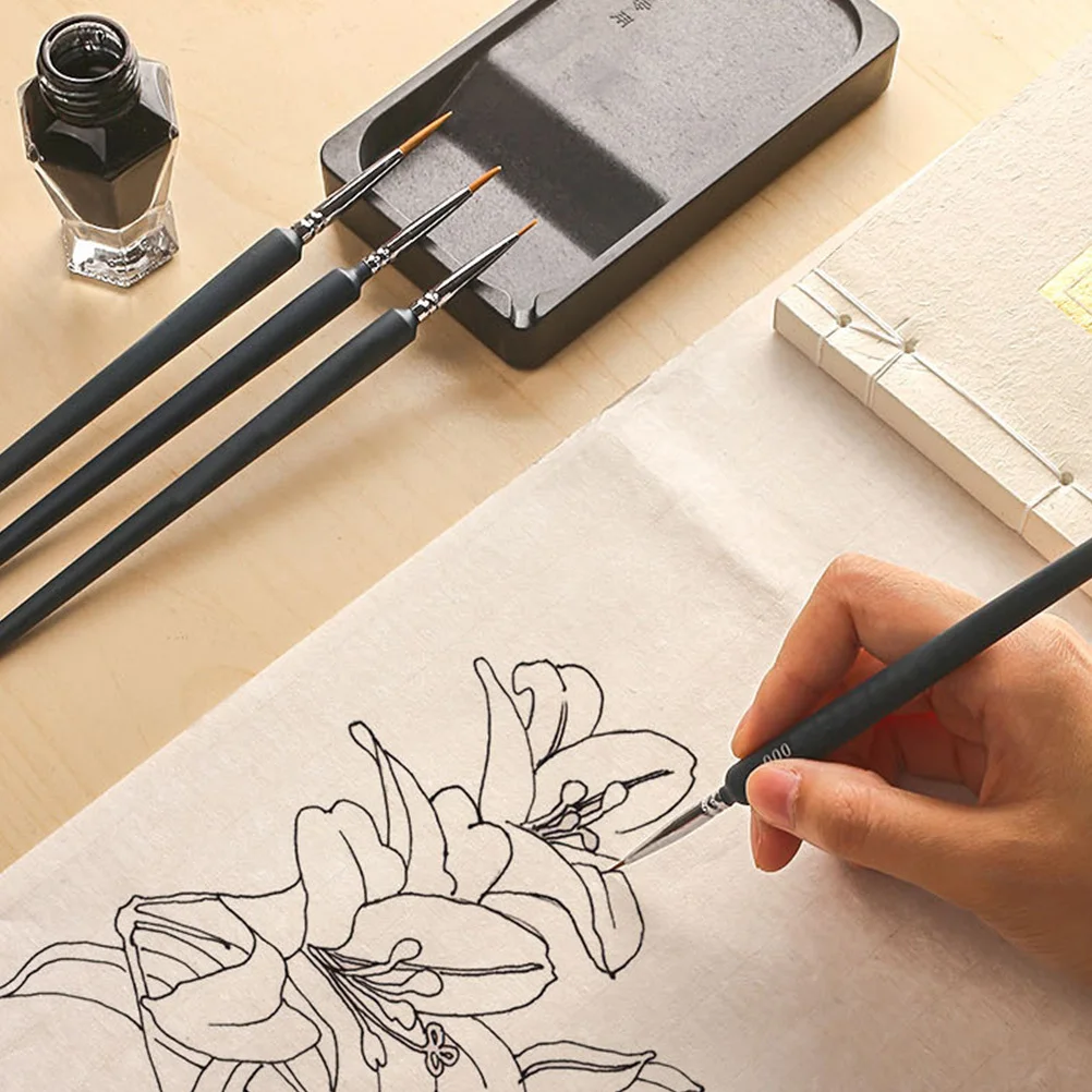 10Pcs Line Drawing Brushes Durable Wooden Handles Fine Tip Paint Brushes for Detailed Drawing Professional Watercolor Oil 
10Pcs Line Drawing Brushes Durable Wooden Handles Fine Tip Paint Brushes for Detailed Drawing Professional Watercolor Oil