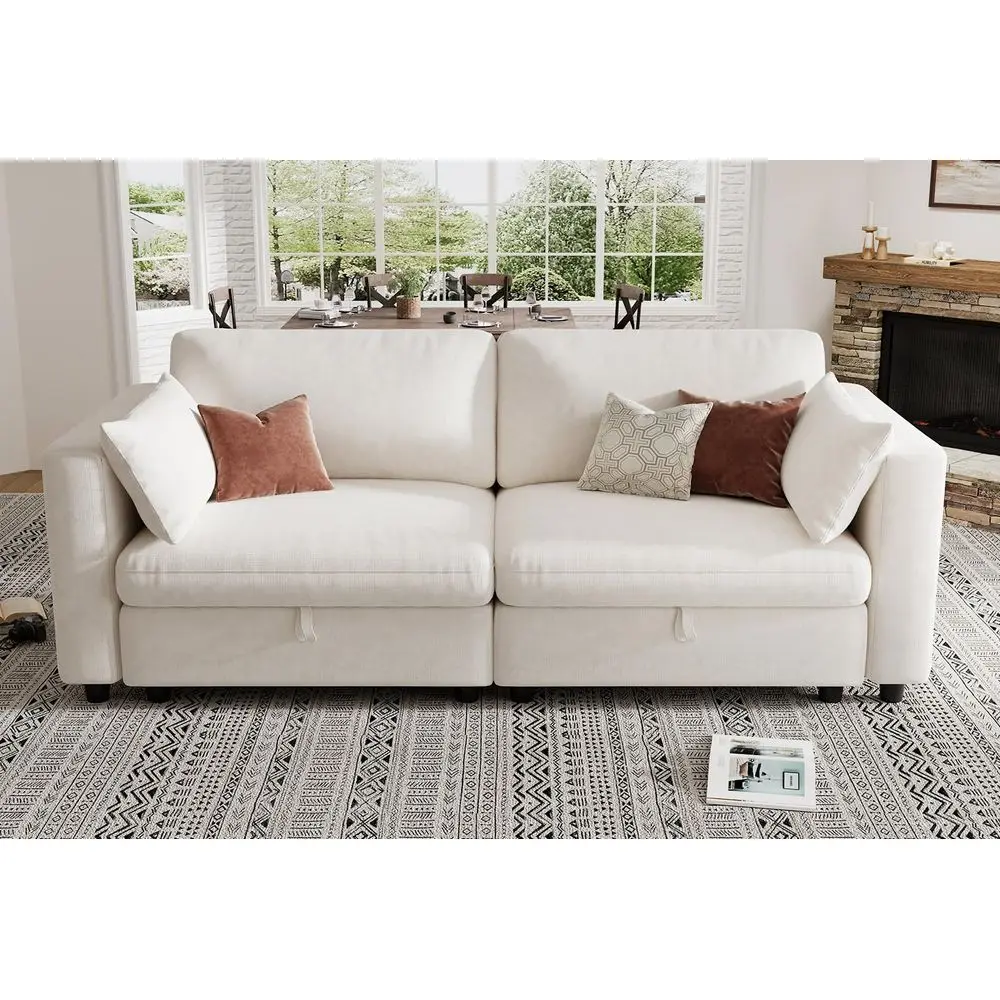 83 Mid Century Modern 3 Seater Couch, Small Couches for Living Room, Comfy Grey Couch for Apartment Office Waiting Area, Tufted
83 Mid Century Modern 3 Seater Couch, Small Couches for Living Room, Comfy Grey Couch for Apartment Office Waiting Area, Tufted