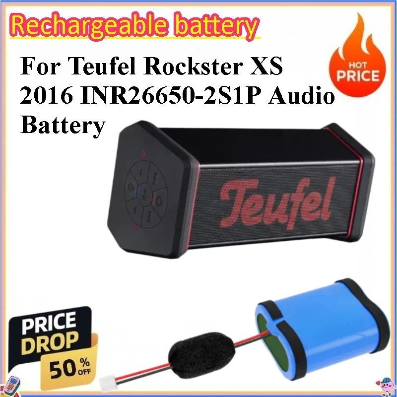 For Teufel Rockster XS 2016 INR26650-2S1P Audio Battery
For Teufel Rockster XS 2016 INR26650-2S1P Audio Battery